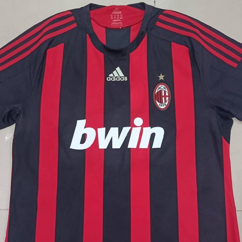 Adidas AC Milan 2008/09 Jersey #22 Kaká – Size XL – Vintage Football Shirt
