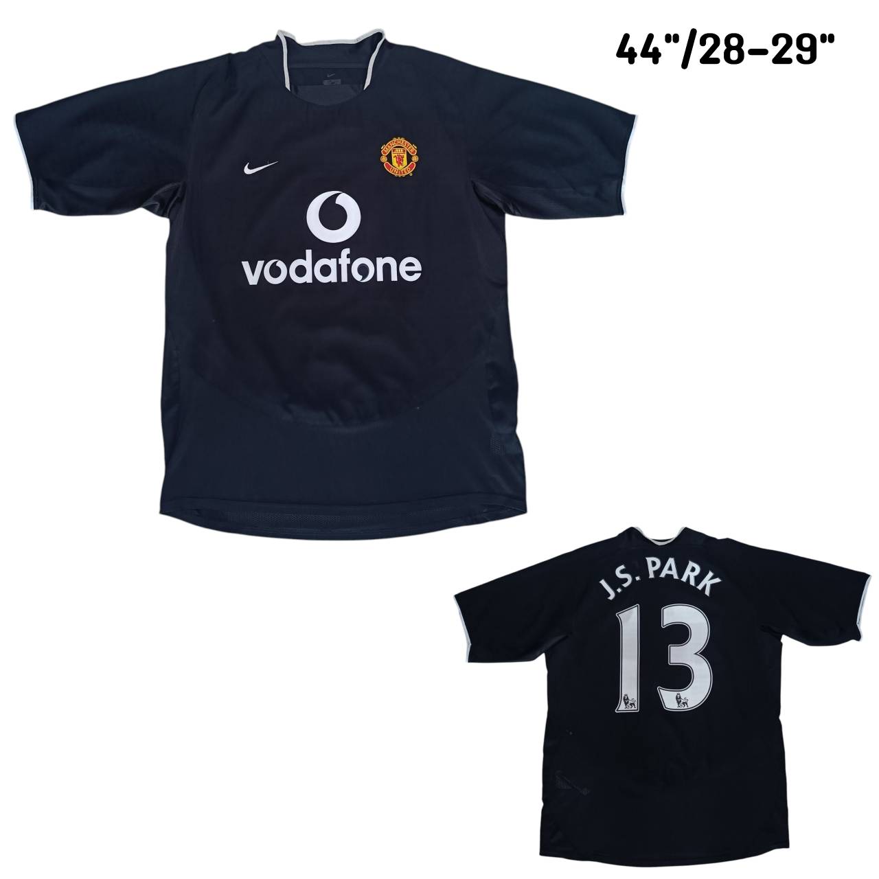 Nike Manchester United 2003-05 Jersey #13 J.S. Park – Black – Size M – Authentic Vintage Football Shirt