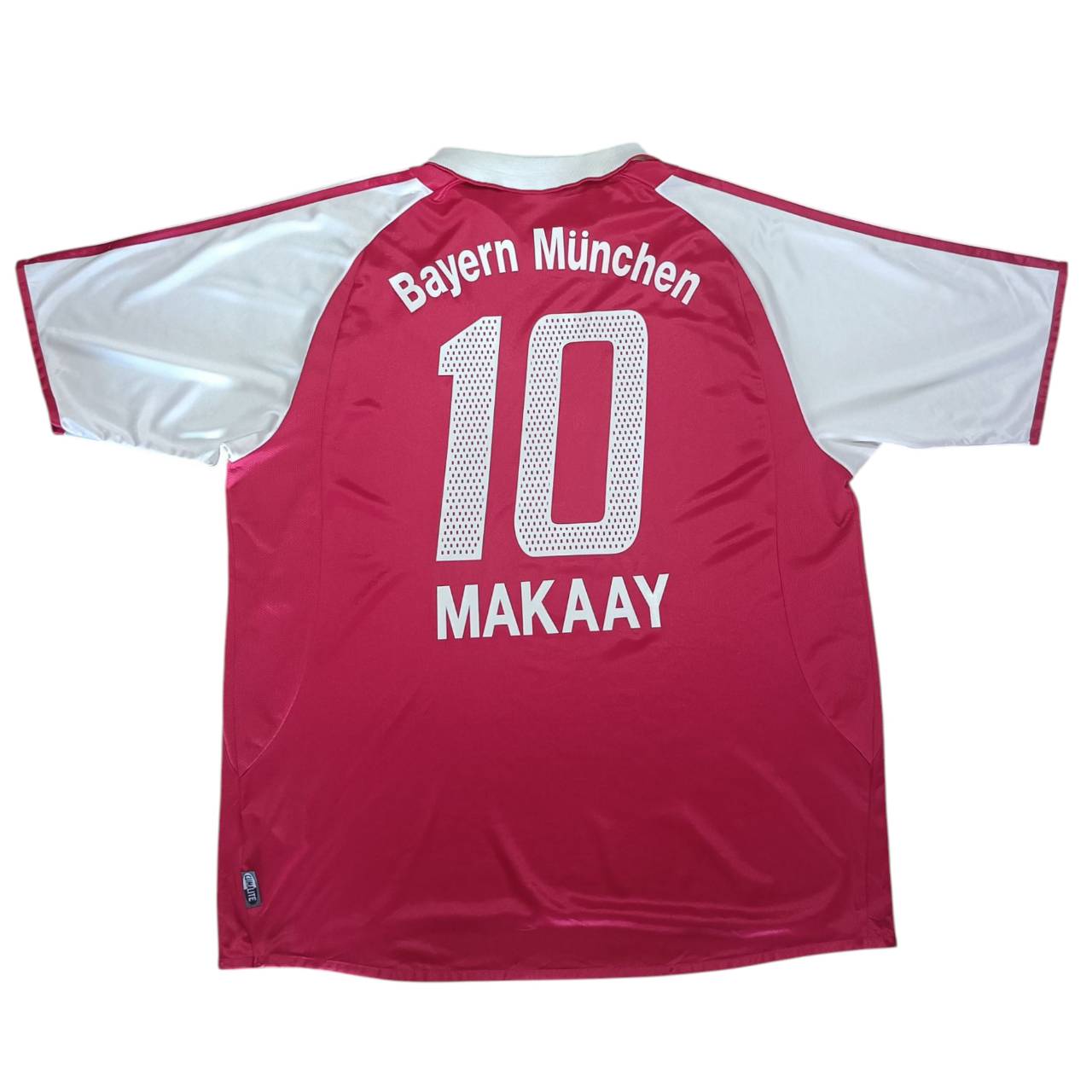 Adidas Bayern Munich 2003/04 Home Jersey #10 Makaay – Size XL – Red – Vintage Football Shirt