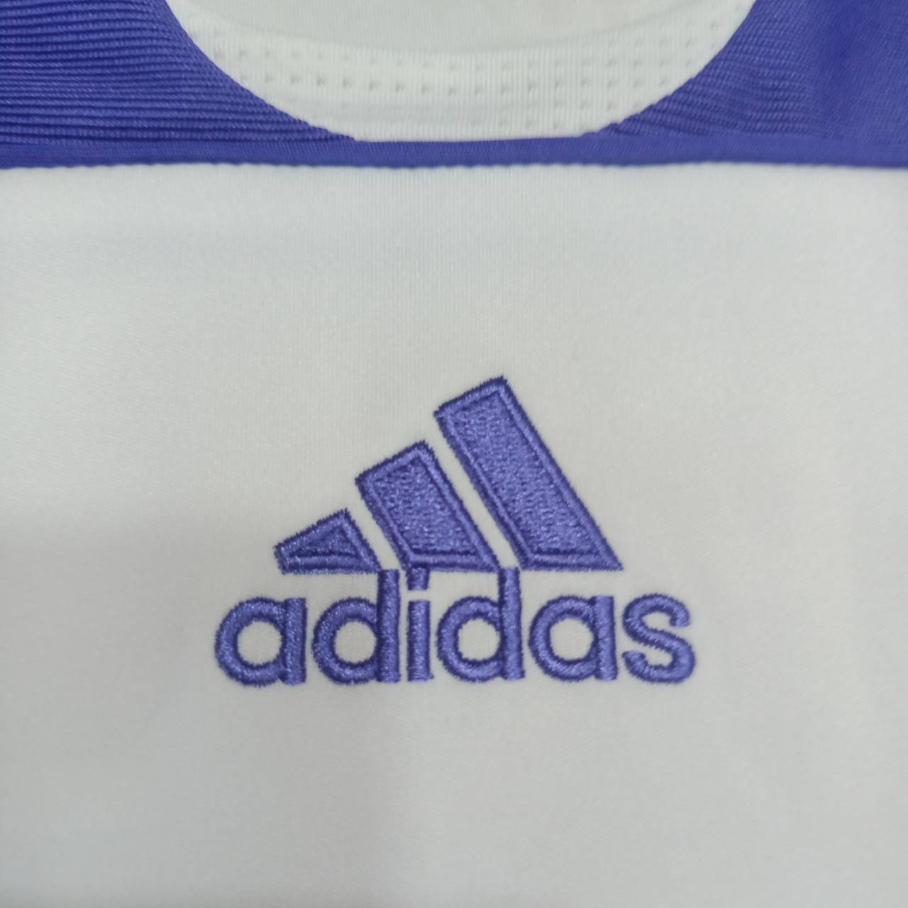Adidas Real Madrid 2007/08 Home Jersey #7 Raúl – White & Purple – Size L – Vintage Football Shirt