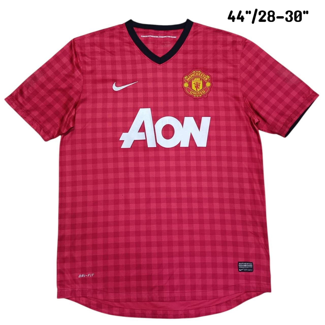 Nike Manchester United 2012/13 Home Jersey #26 Kagawa – Red – Size L – Authentic Football Shirt