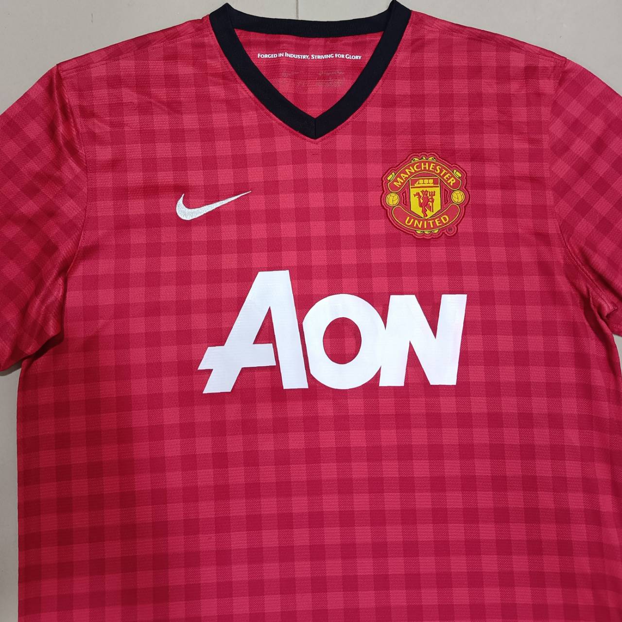 Nike Manchester United 2012/13 Home Jersey #26 Kagawa – Red – Size L – Authentic Football Shirt