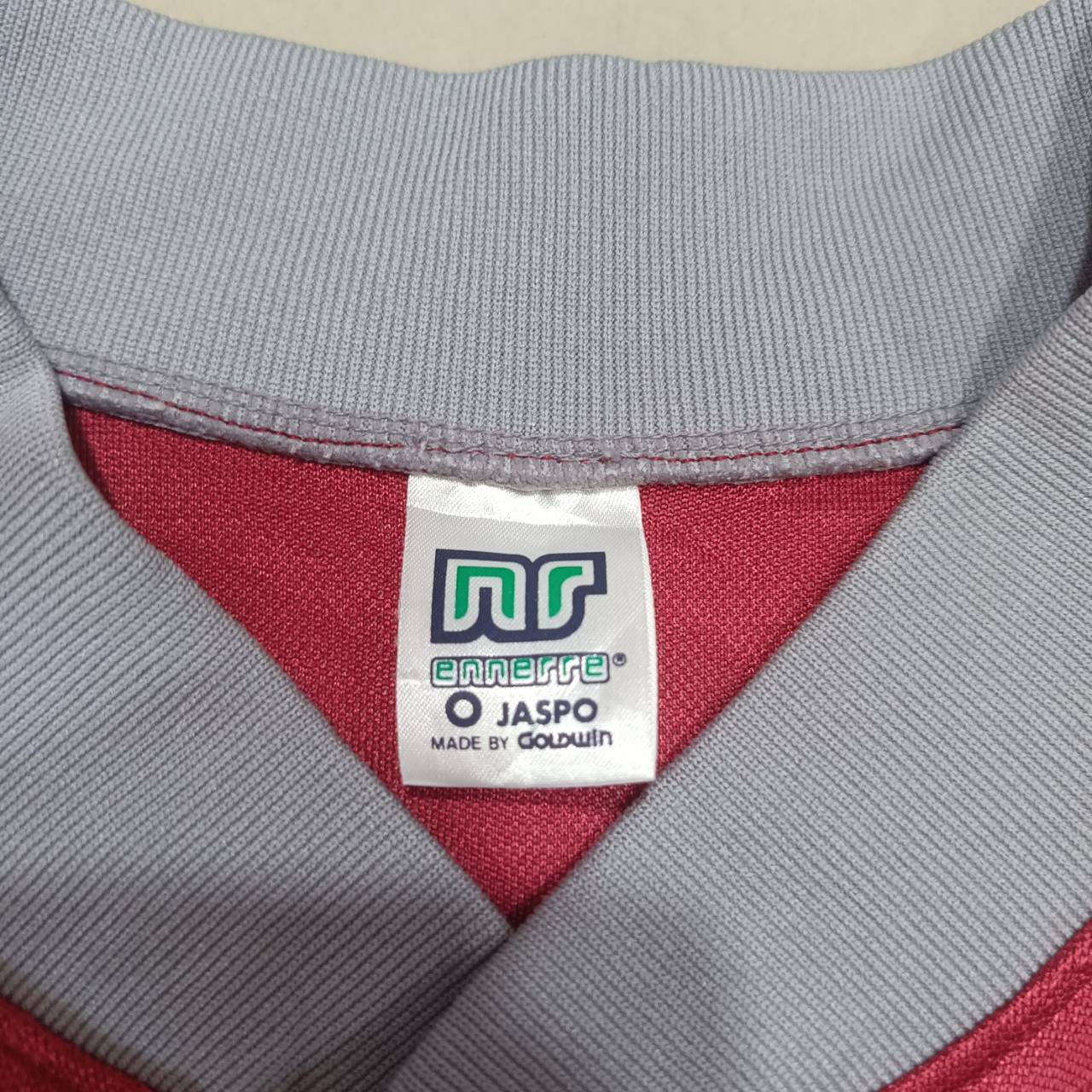 Kashima Antlers 1998/99 Home Jersey – Ennerre NR – Red/Grey – Vintage Football Shirt – Size L