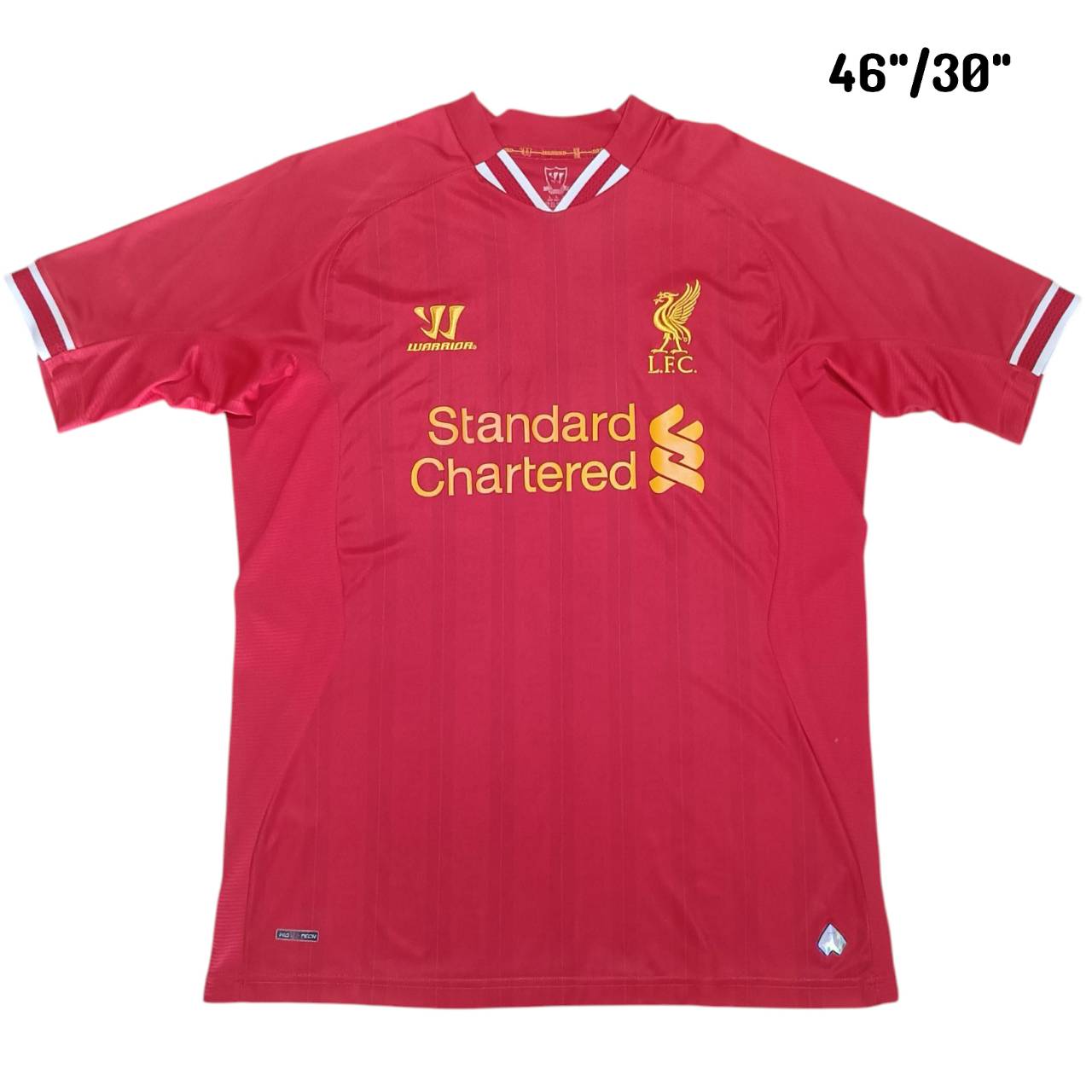 Liverpool FC 2013–14 Home Jersey – Warrior – Red – Size L – Vintage Football Shirt