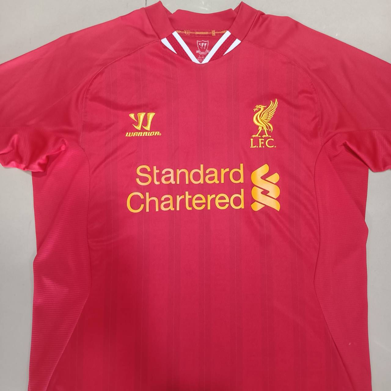 Liverpool FC 2013–14 Home Jersey – Warrior – Red – Size L – Vintage Football Shirt