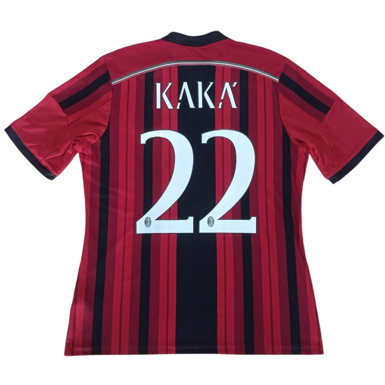 Adidas AC Milan Kaka #22 2014/15 Home Jersey – Champions League & Serie A – Size L – Football Shirt
