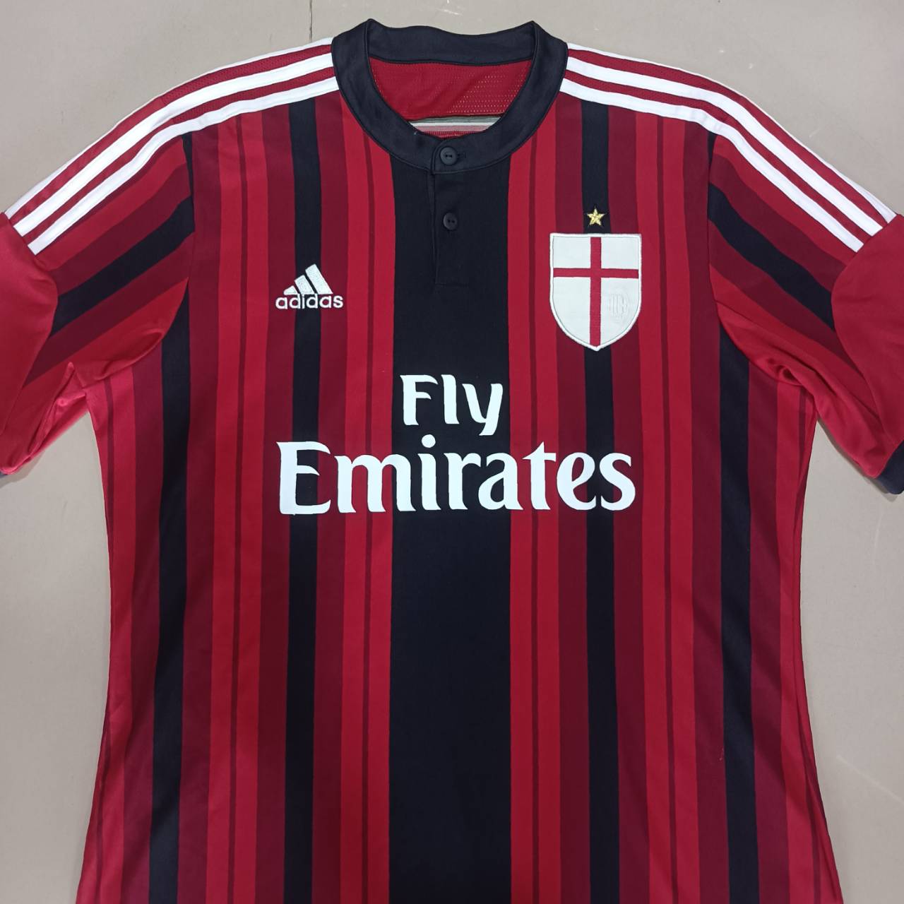 Adidas AC Milan Kaka #22 2014/15 Home Jersey – Champions League & Serie A – Size L – Football Shirt