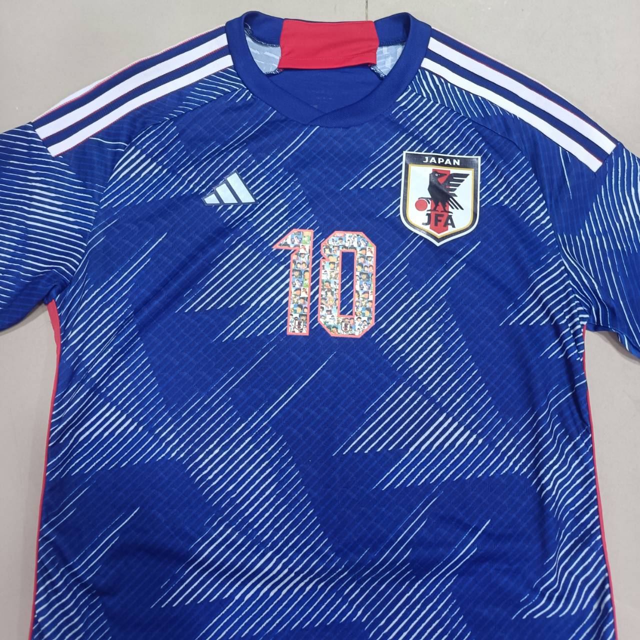 Adidas Japan 2022 Home Jersey – Blue – #10 – Size M – Football Shirt