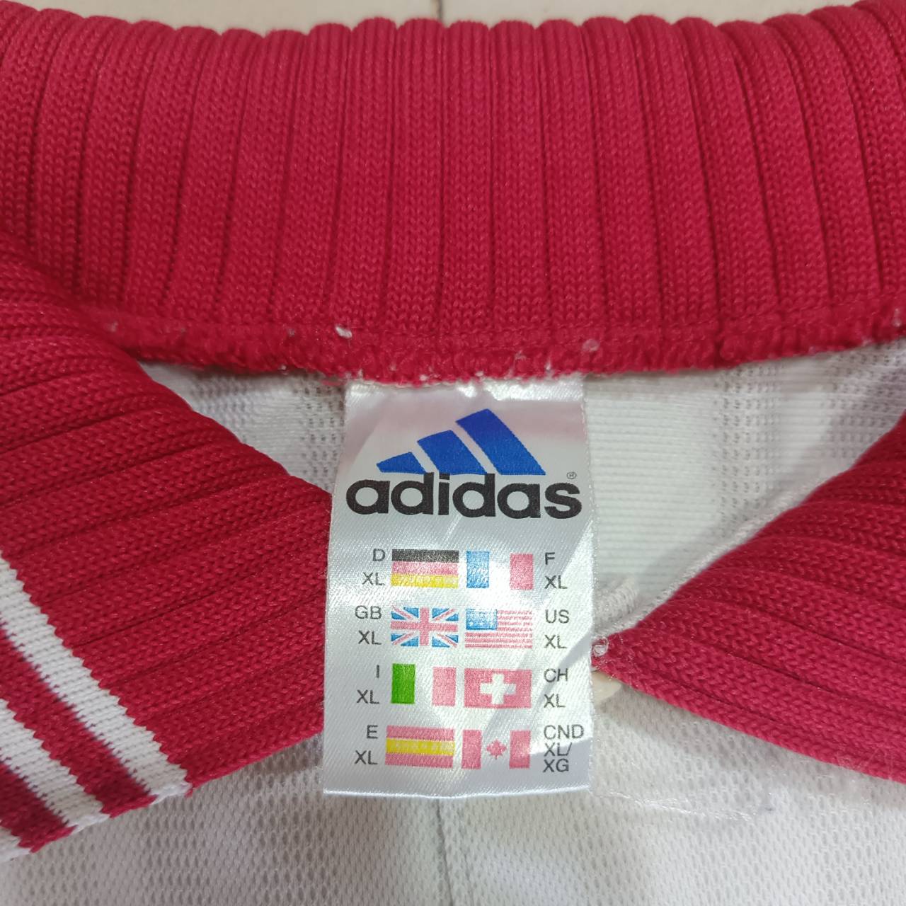 Adidas 1997-98 SL Benfica Away Jersey – White – Size XL – Vintage Football Shirt