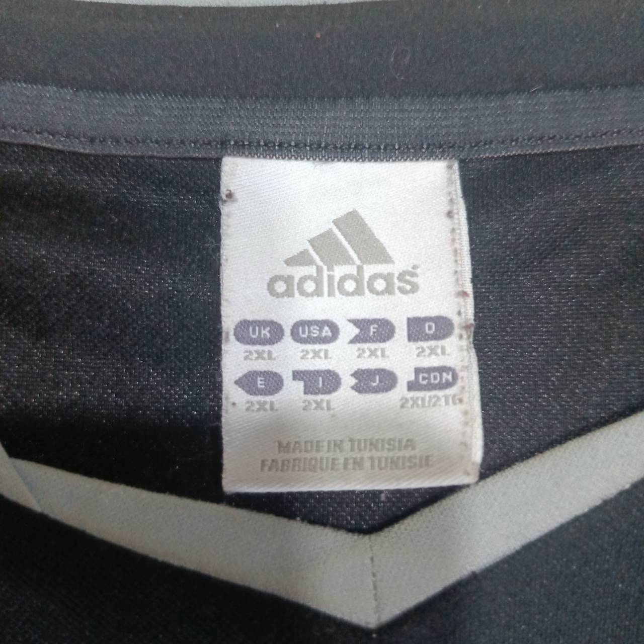 ADIDAS Newcastle United 2003-04 Away JERSEY long sleeve football shirt, black, second hand, very good condition