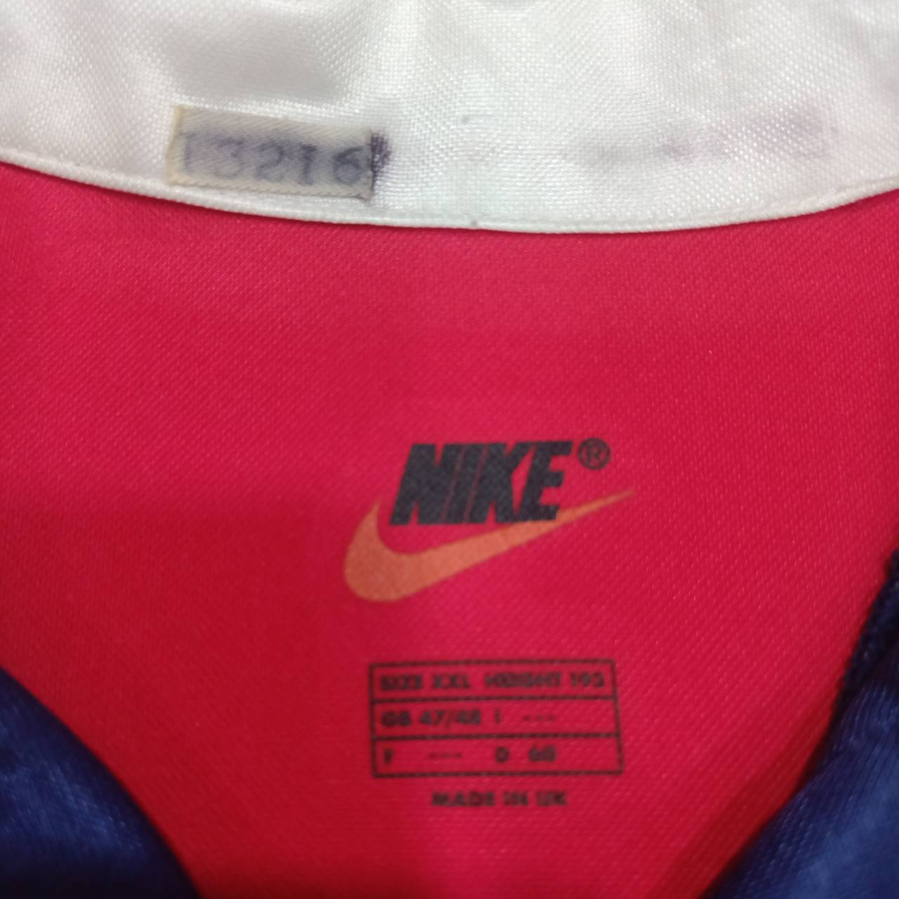 Vintage Nike Arsenal 1998-1999 Home JERSEY football Shirt size XXL red, second hand, good condition