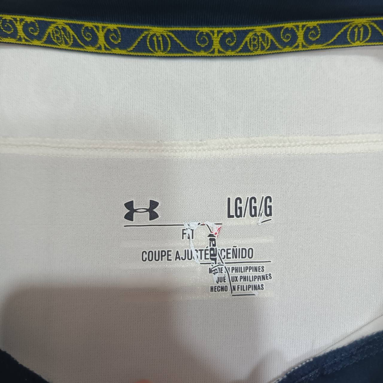 UNDER ARMOUR 2014-15 TOTTENHAM HOTSPUR SHIRT JERSEY football Shirt size L white, second hand, good condition