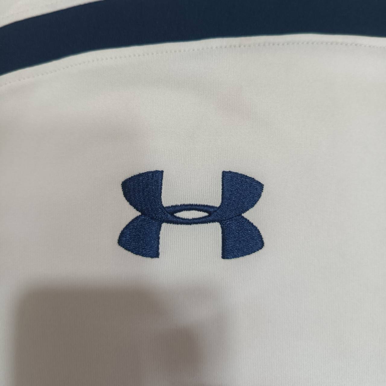 UNDER ARMOUR 2014-15 TOTTENHAM HOTSPUR SHIRT JERSEY football Shirt size L white, second hand, good condition