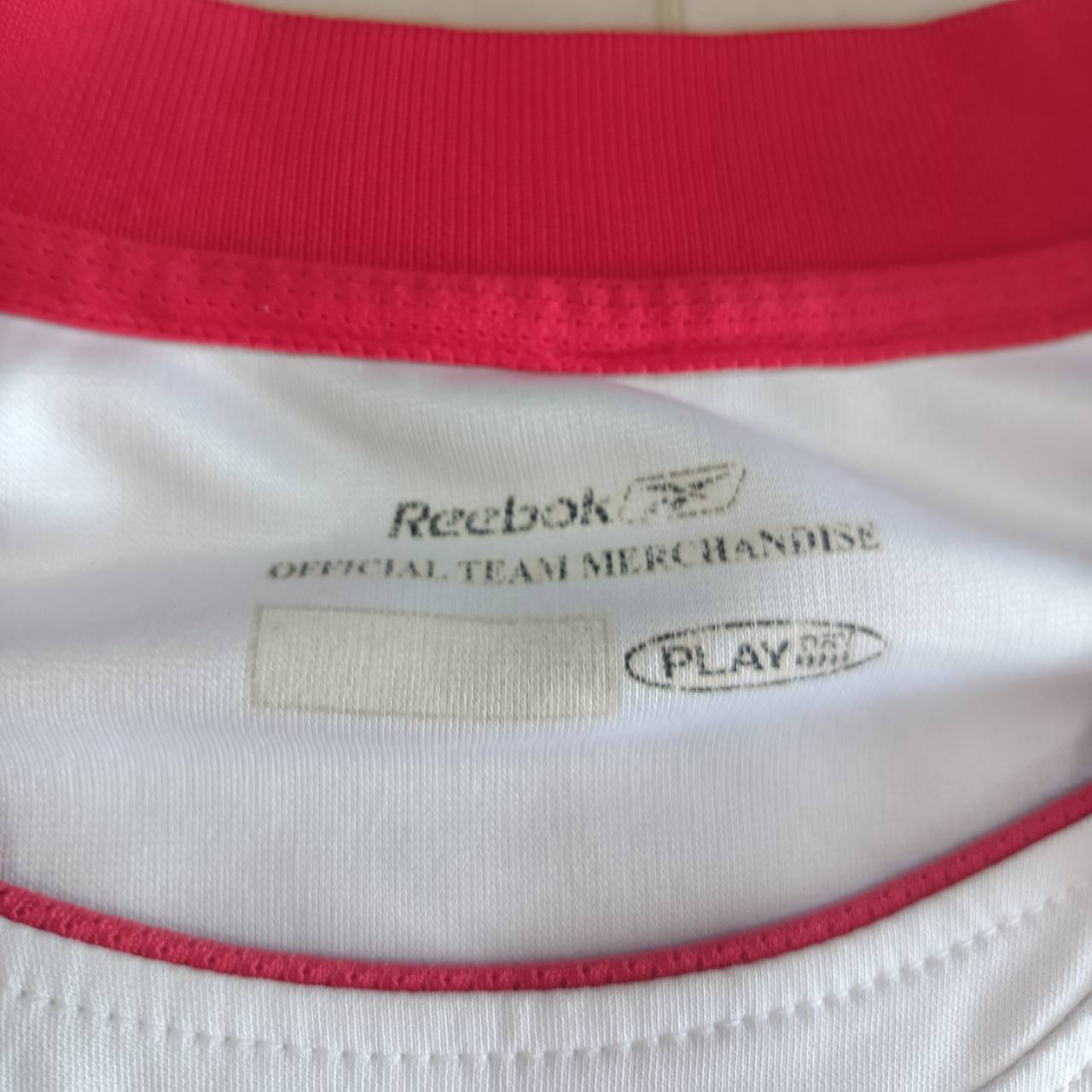 REEBOK Liverpool 2005-06 JERSEY football Shirt SIZE L white, second hand, good condition