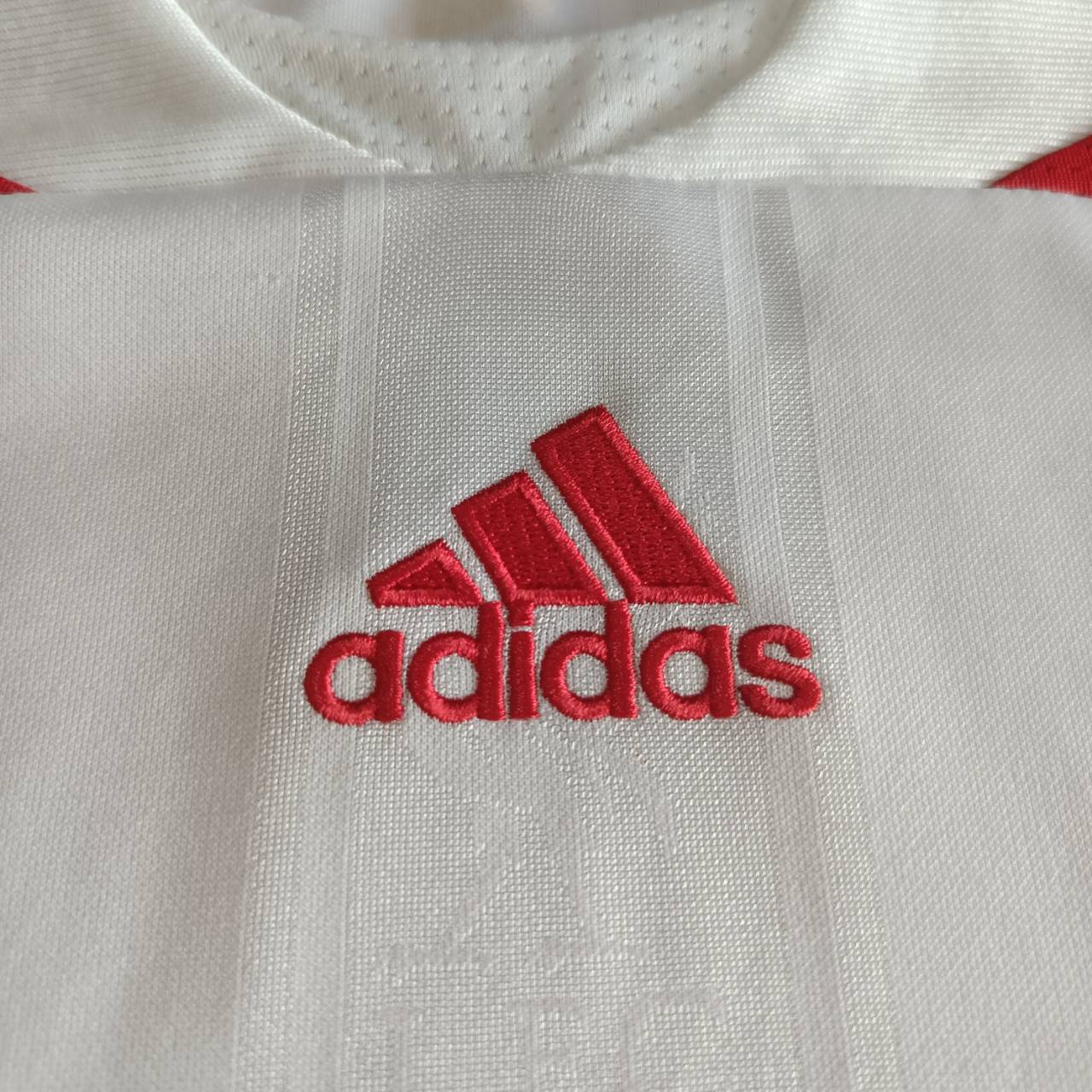 ADIDAS Liverpool 2007-08 JERSEY football Shirt SIZE XL white, second hand, very good condition