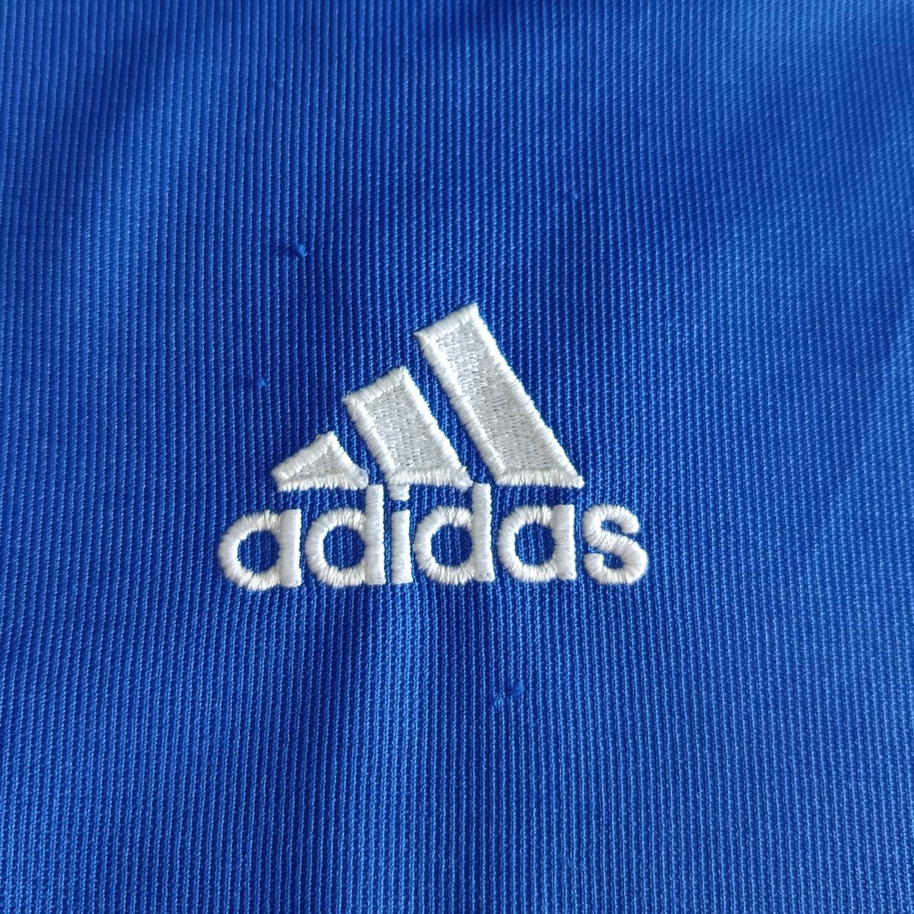 Vintage ADIDAS FC Schalke 04 Home 2002/2004 vintage JERSEY football Shirt SIZE L blue, second hand, good condition
