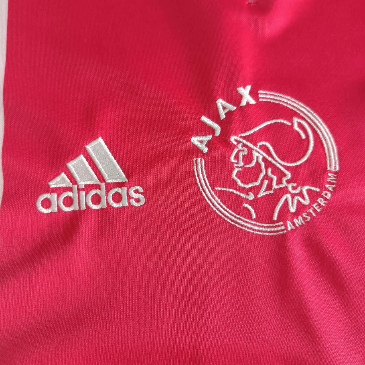 ADIDAS AJAX 2004-05 JERSEY football Shirt size 2XL Red and white, second hand, very good condition