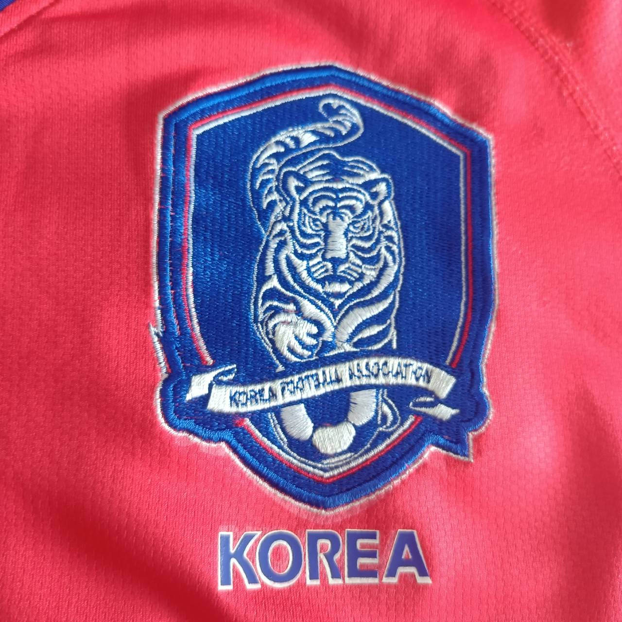 NIKE maglia Korea Park Ji Sung#7 WC 2006 Japan Korea JERSEY football Shirt size M Pink, second hand, good condition
