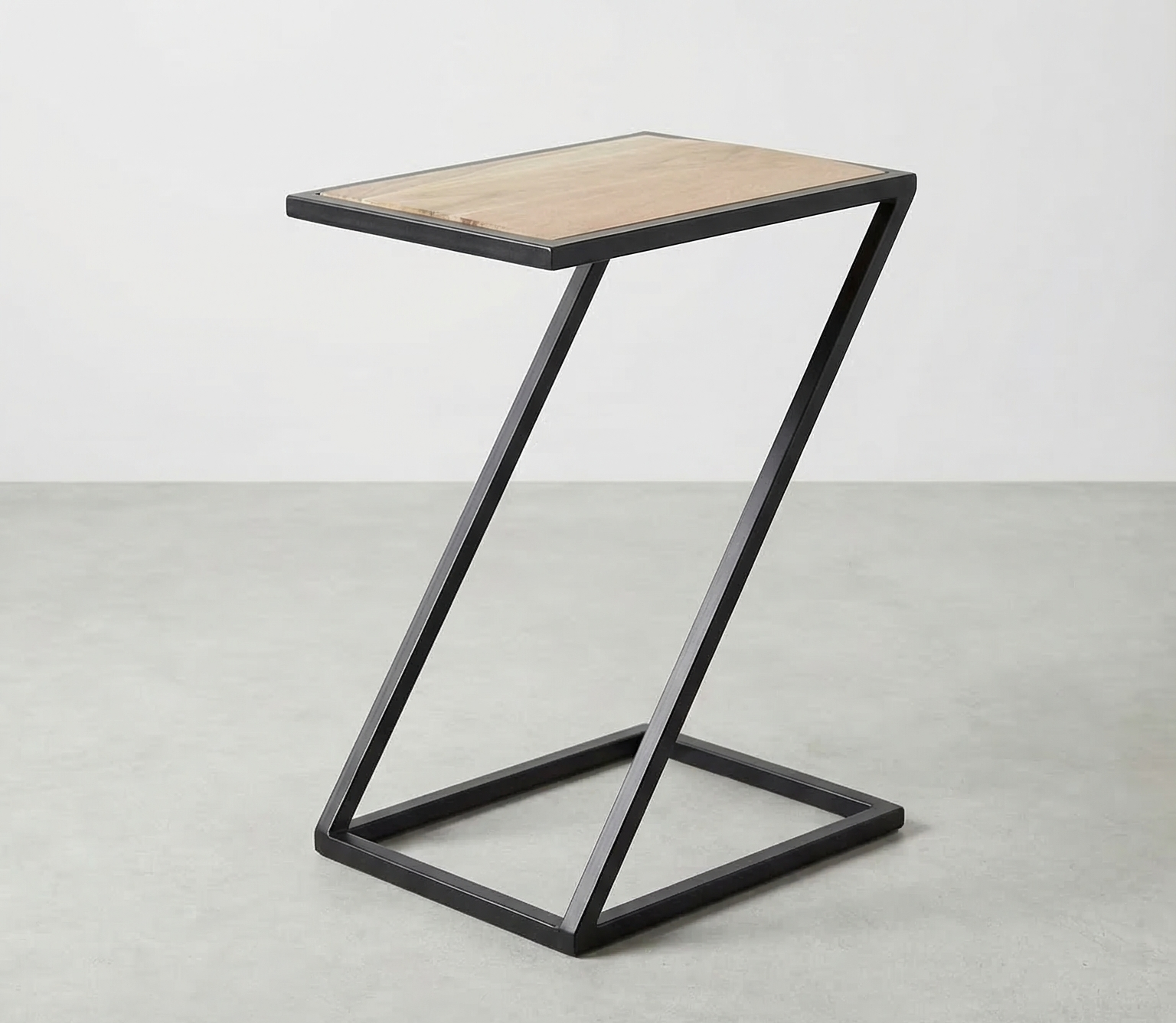 Black Metal Side Table 