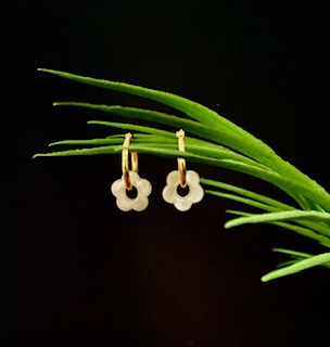 Boucles d'oreilles en forme de fleur