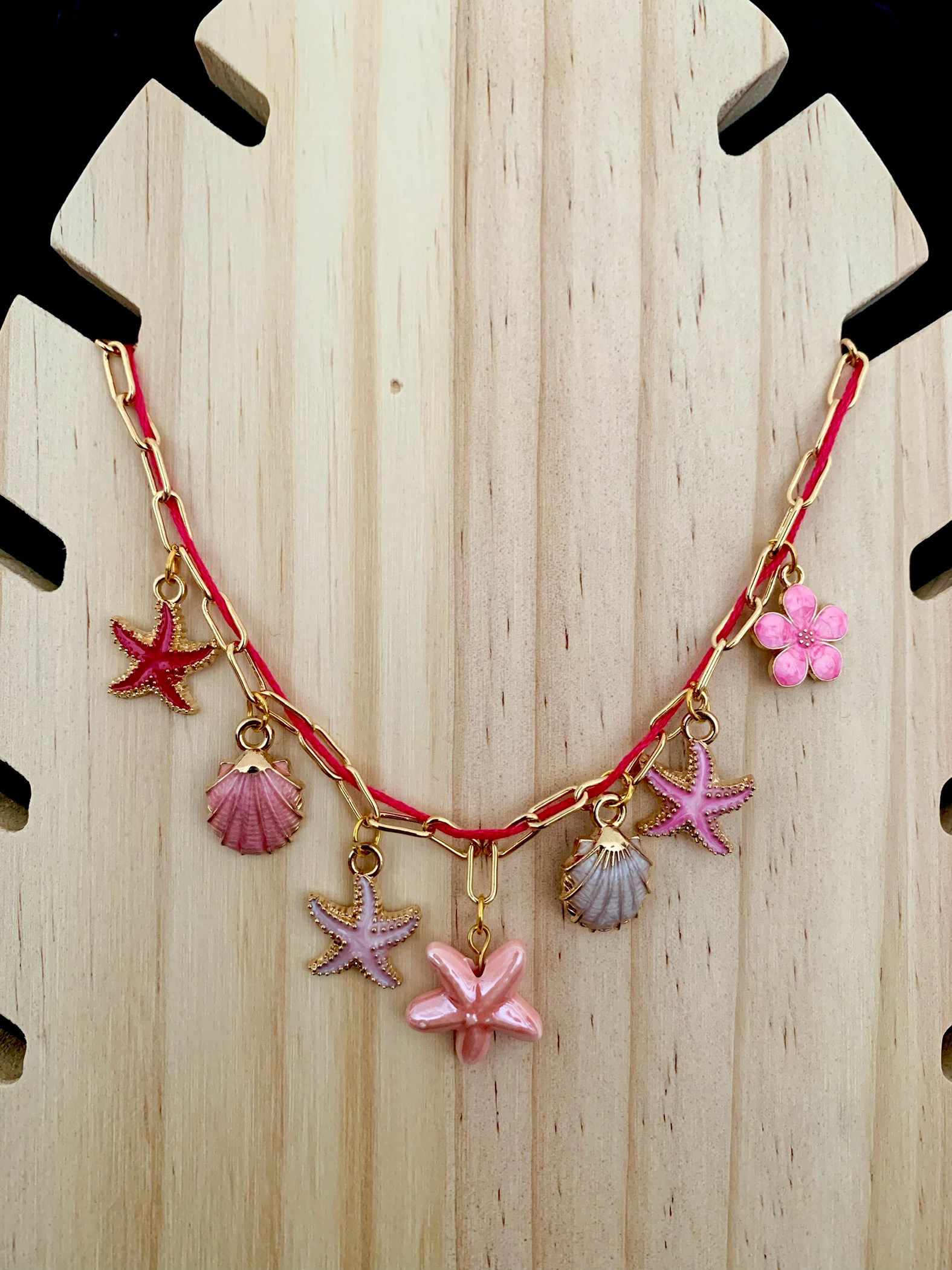 Collier étoile de mer ROSE