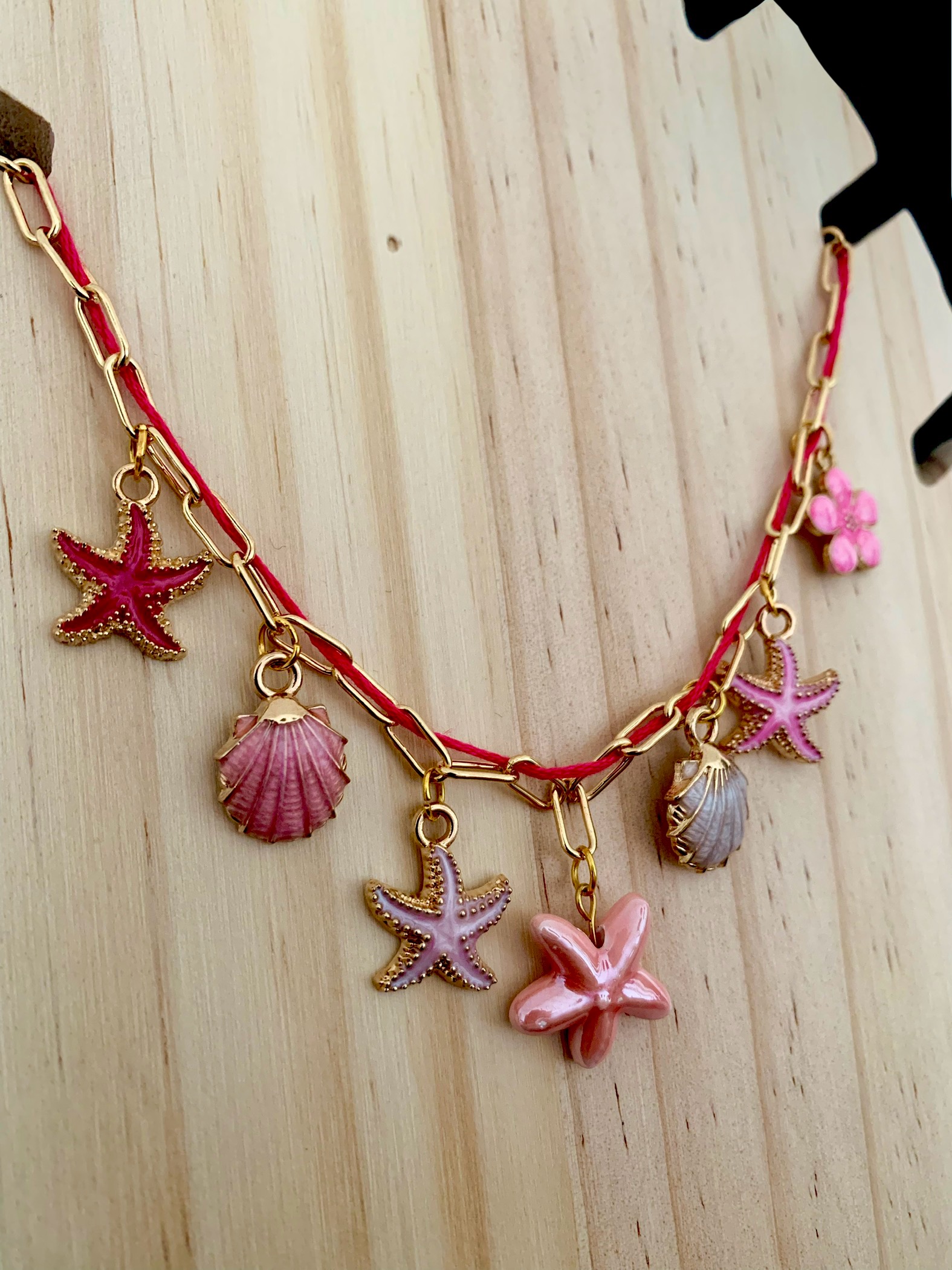 Collier étoile de mer ROSE 