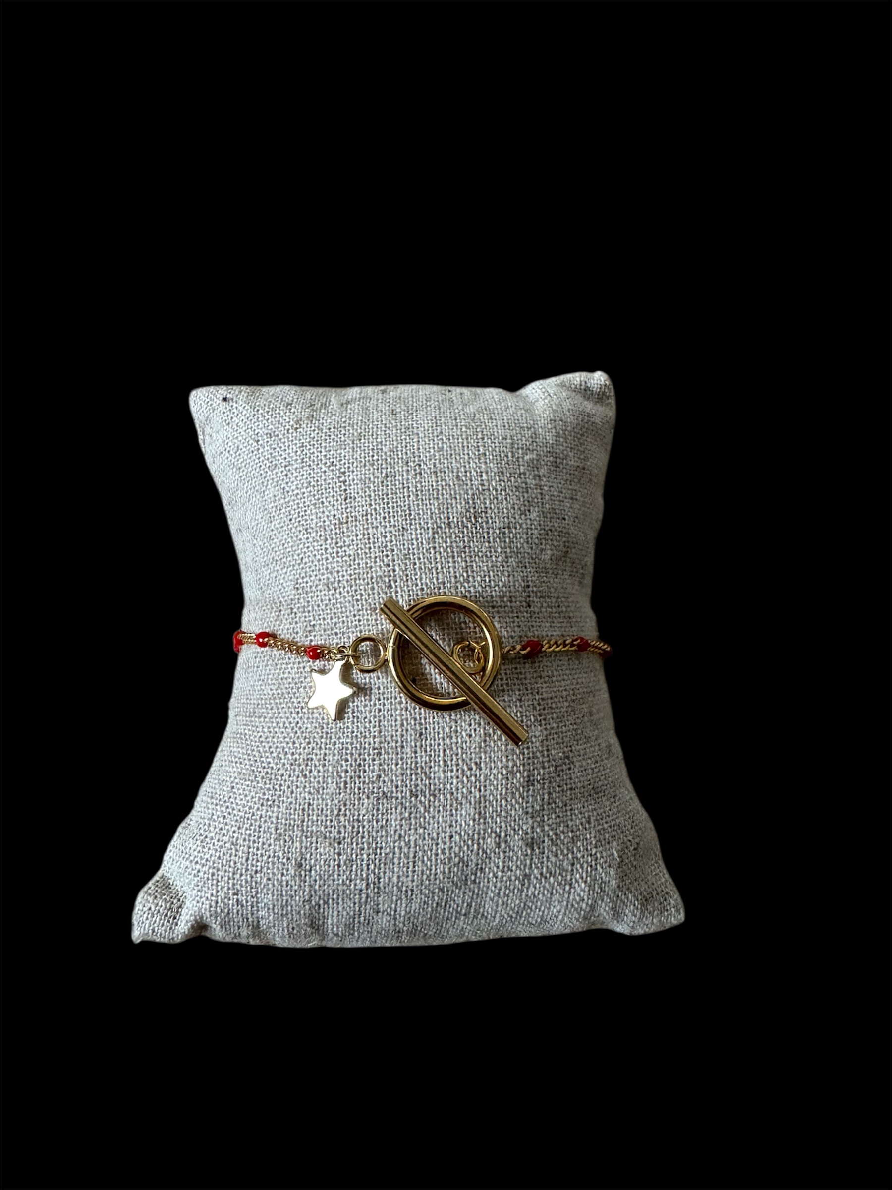 Bracelet étoile dorée