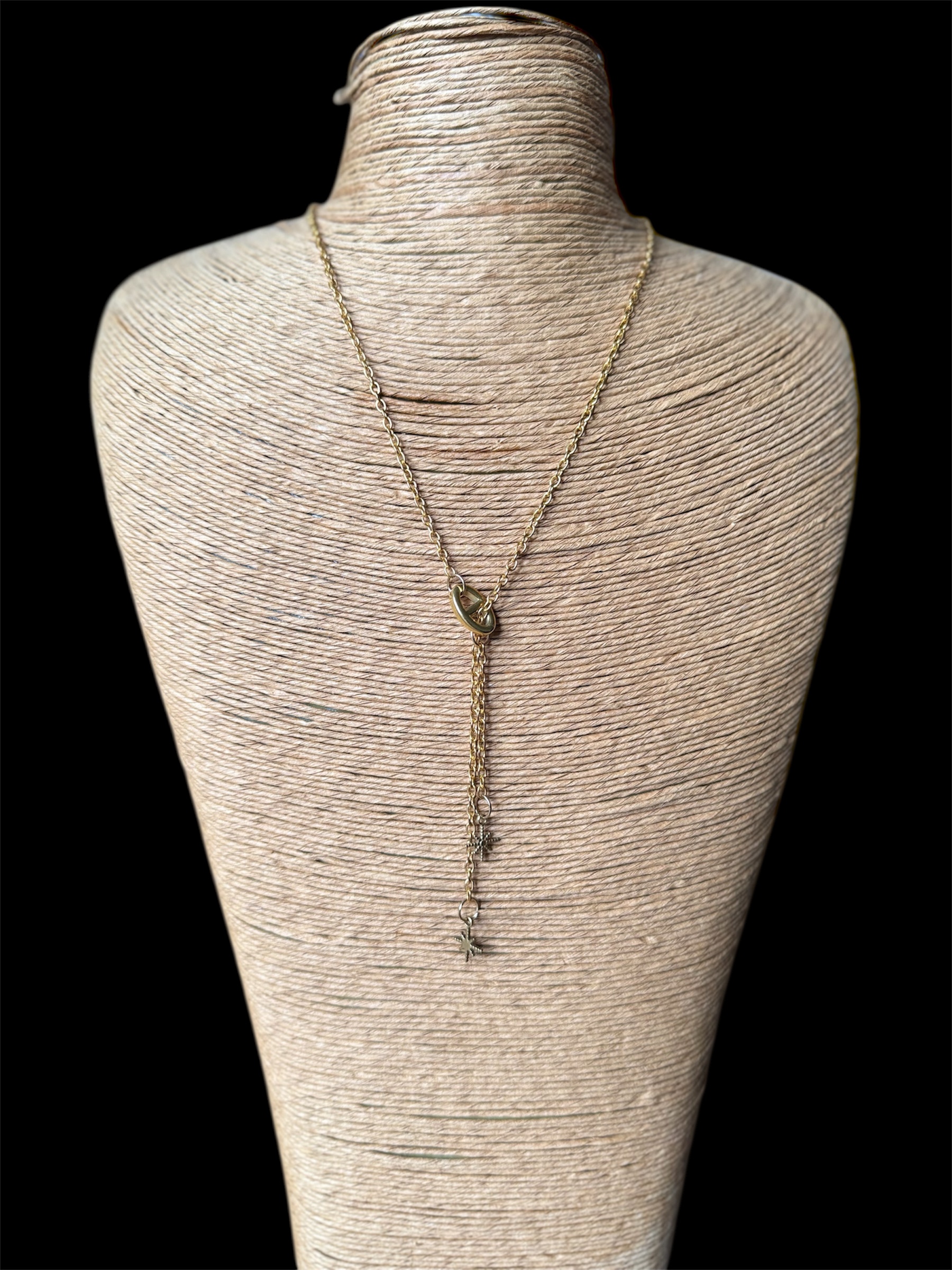 Collier pendentif doré