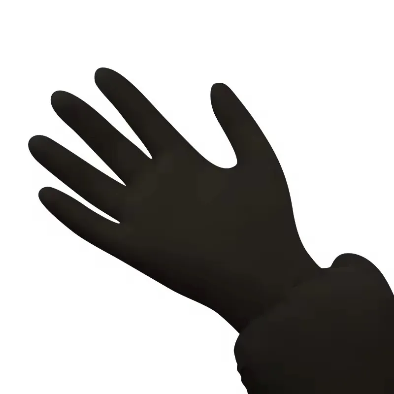 Black Nitrile Gloves – For Barbers & Tattoo 