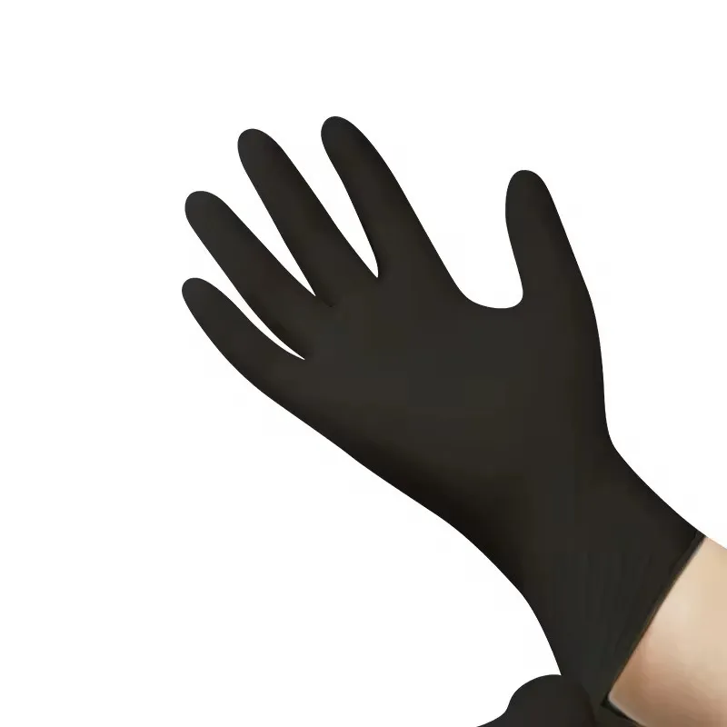 Black Nitrile Gloves – For Barbers & Tattoo 