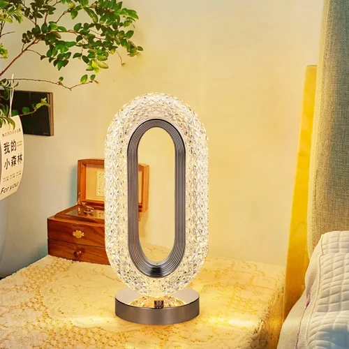 Elegant Crystal Table Lamp 