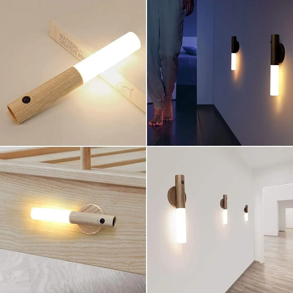 Modern Wall-Mounted LED Motion Sensor Light