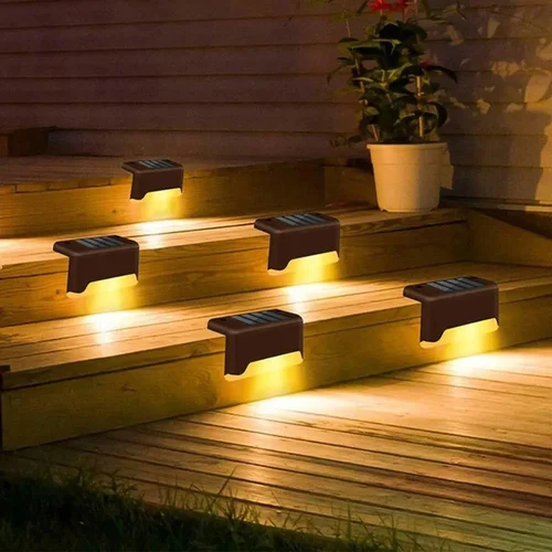 Solar LED Stair Lights (Pack of 6)
