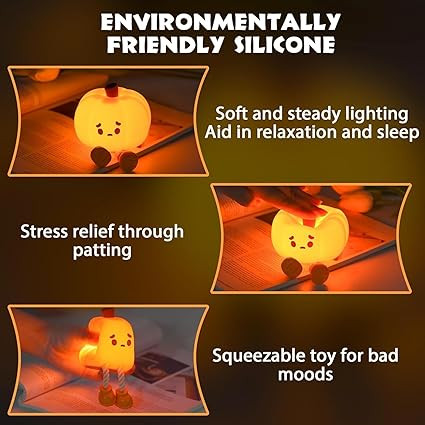 Pumpkin Silicone Night Light 