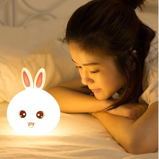 Cute Bunny Silicone Night Light