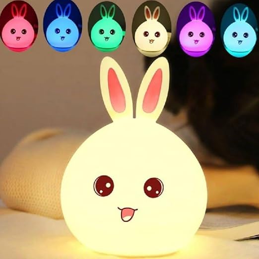 Cute Bunny Silicone Night Light