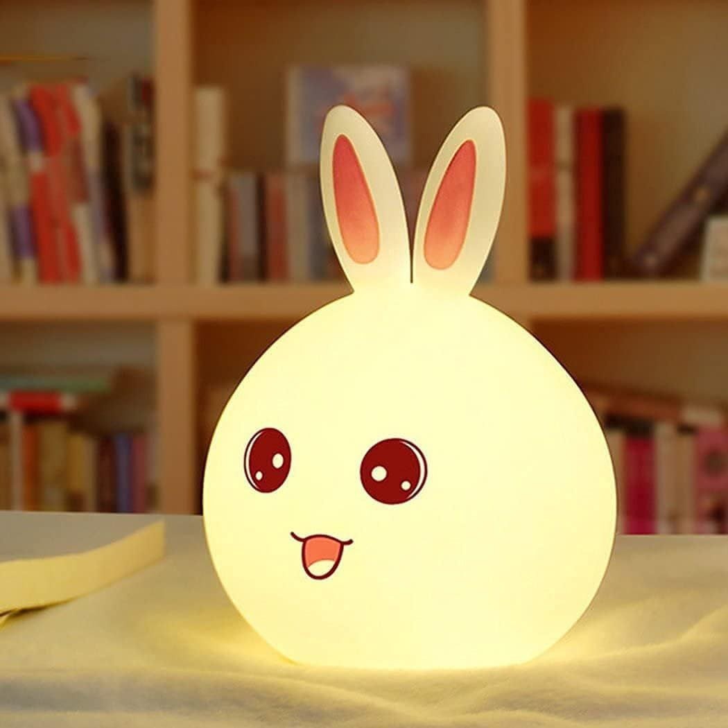Cute Bunny Silicone Night Light