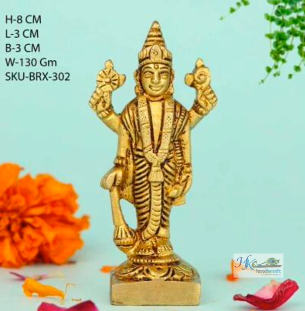 Brass Vishnu Idol