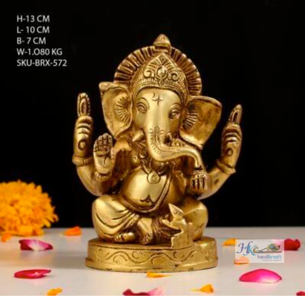 Brass Ganesha Statue