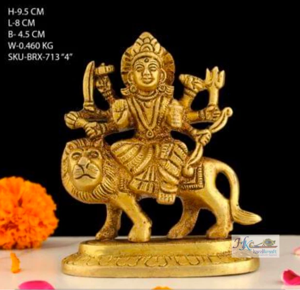 Brass Durga Idol