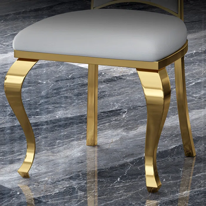 Majestic Gold Finish Dining Chairs