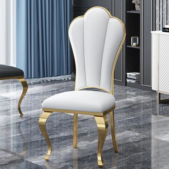 Majestic Gold Finish Dining Chairs