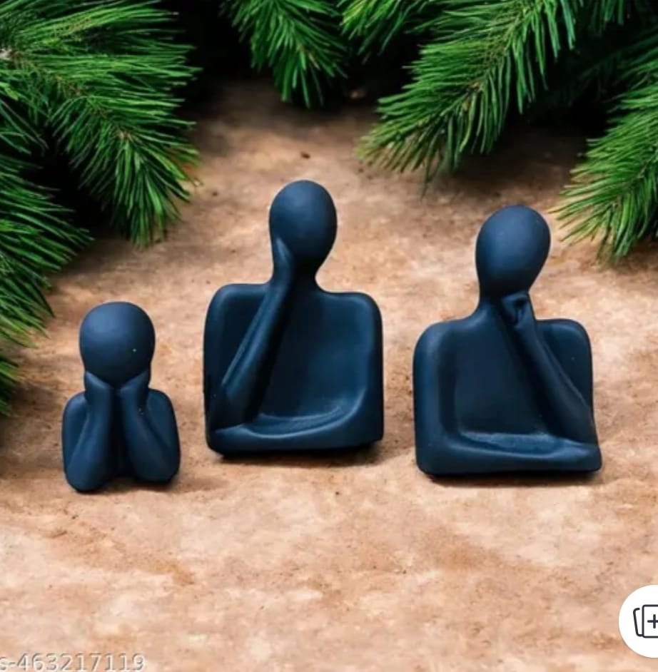 HUMAN FACES-2 Sets of 3 Pcs.
