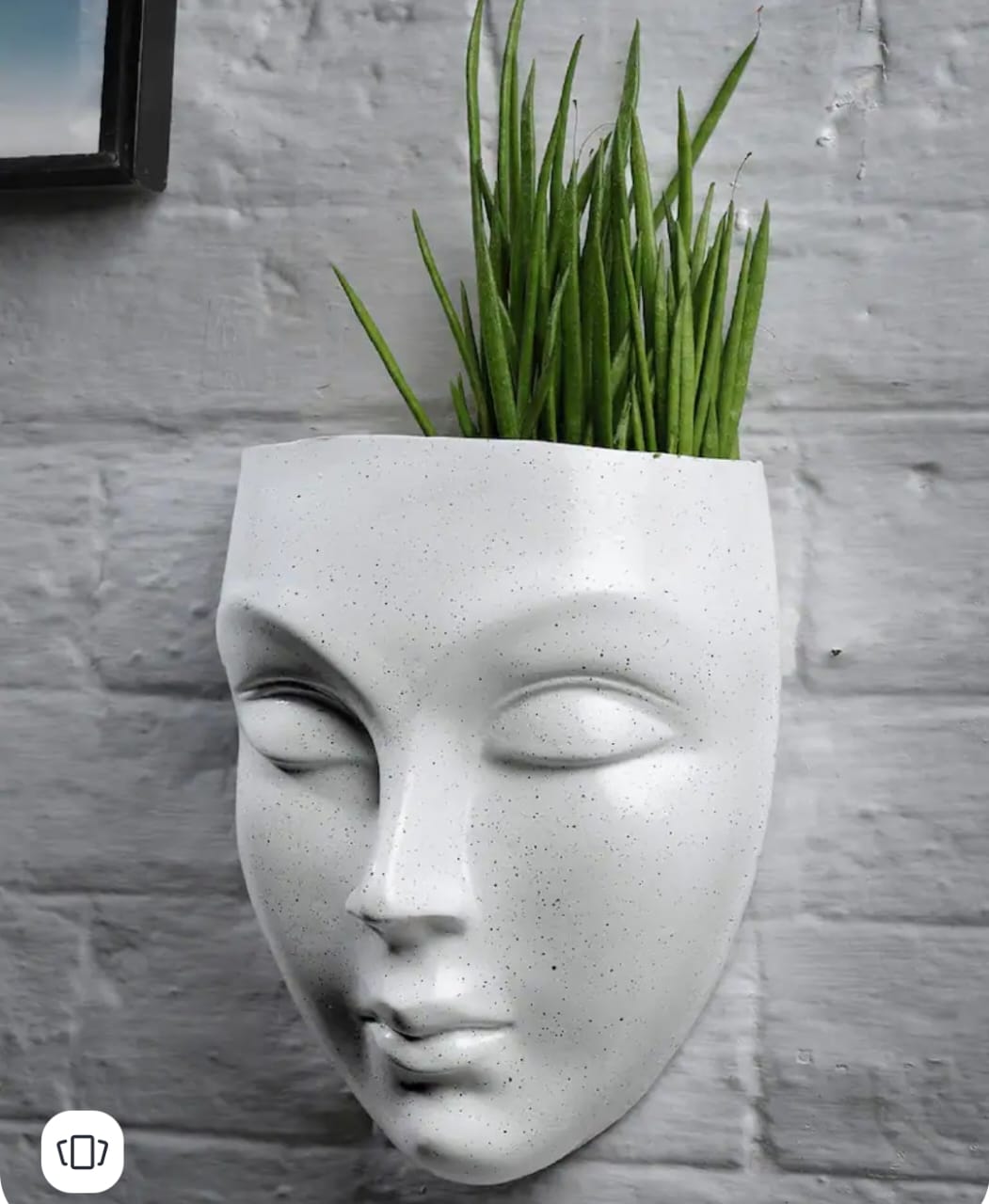 Head Wall Planter Set of 4 Pcs Size:-8 Inches