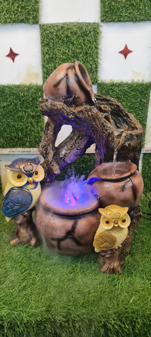 Owl Fountain Size:-20 Inches