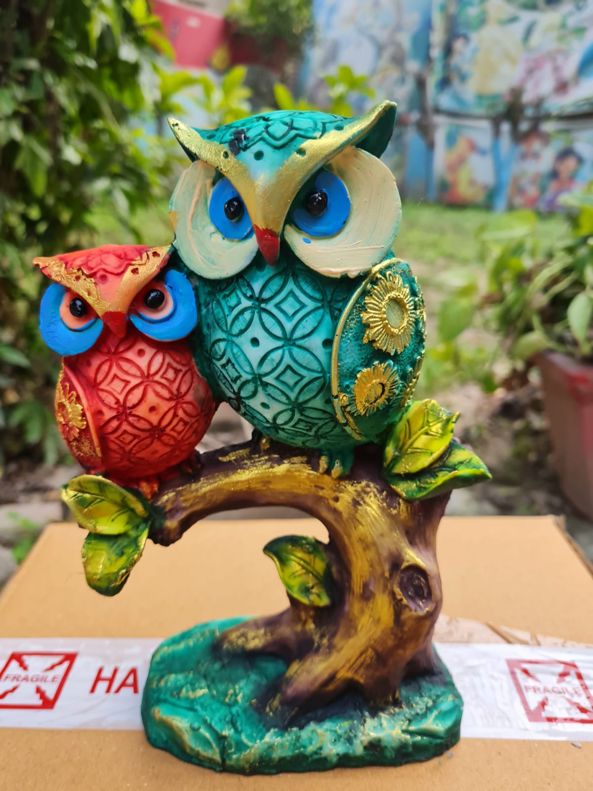 Owl Combo 5 Pcs- Size:-8-11 Inches