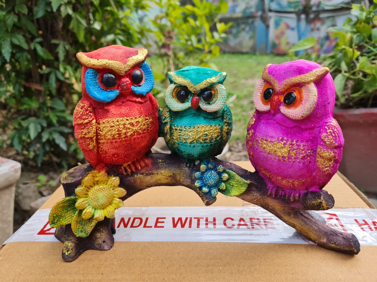 Owl Combo 5 Pcs- Size:-8-11 Inches