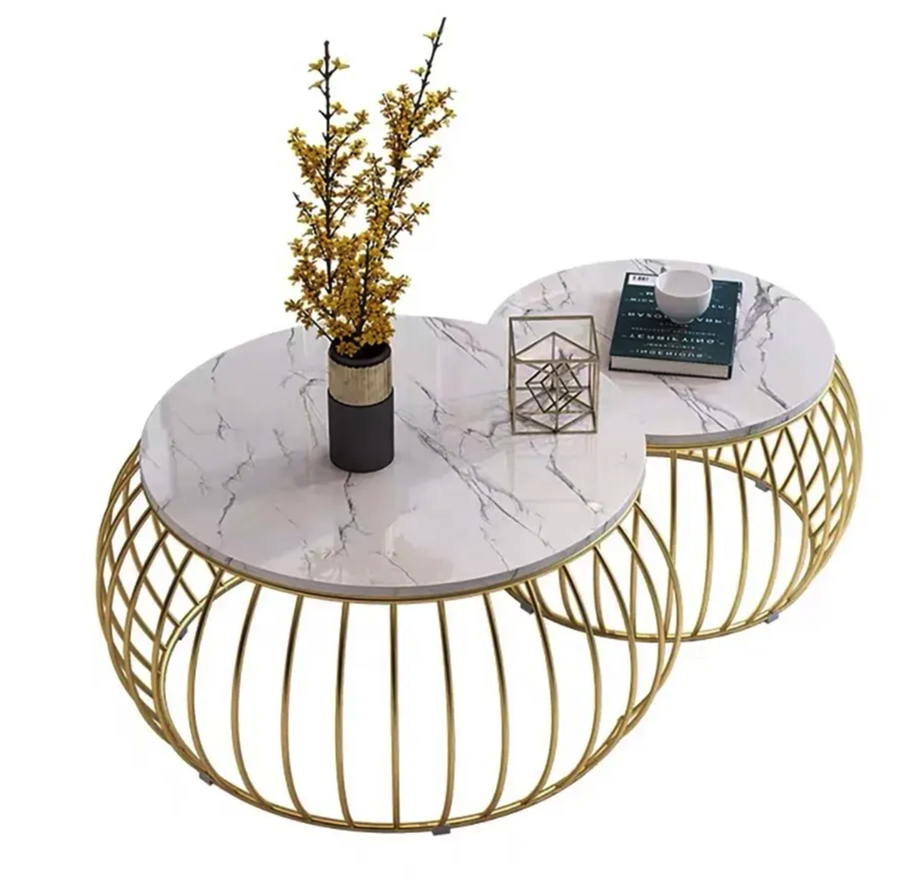 Modern Nesting Table Set of 2