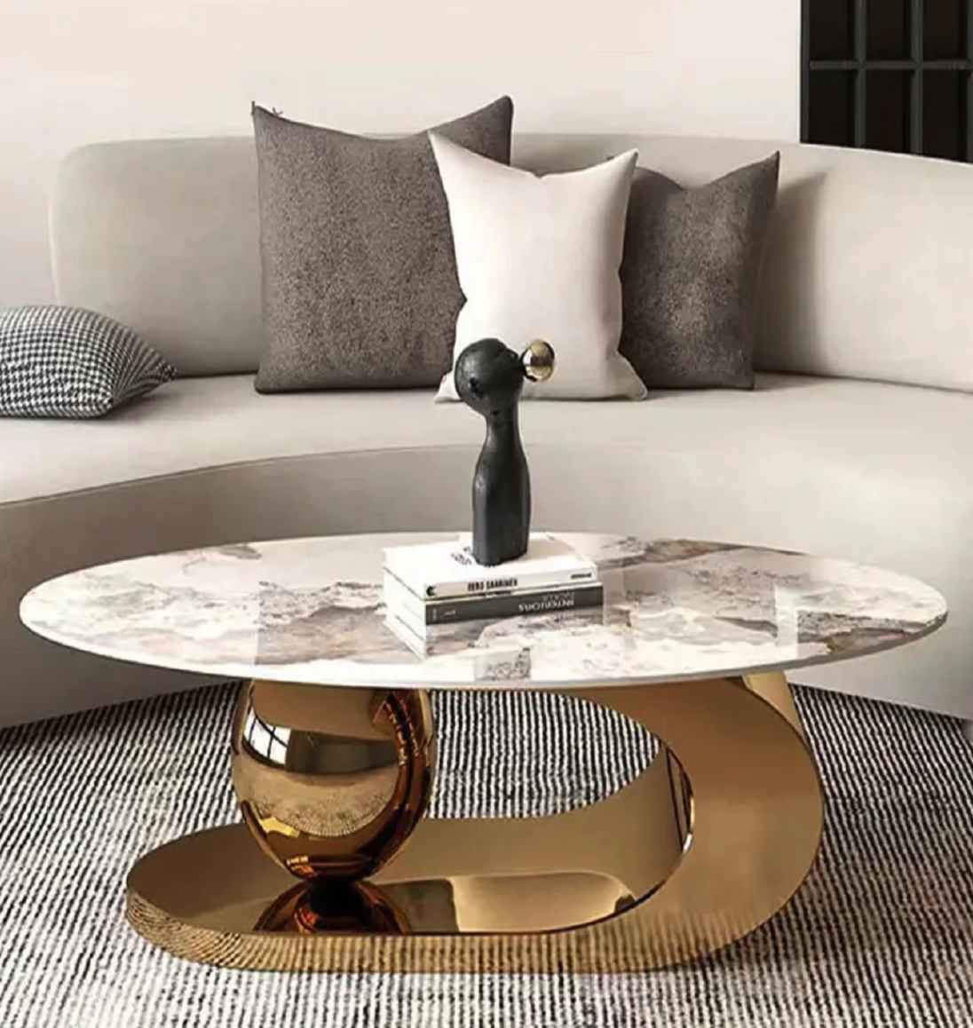 Contemporary Ball Metal Coffee Tables