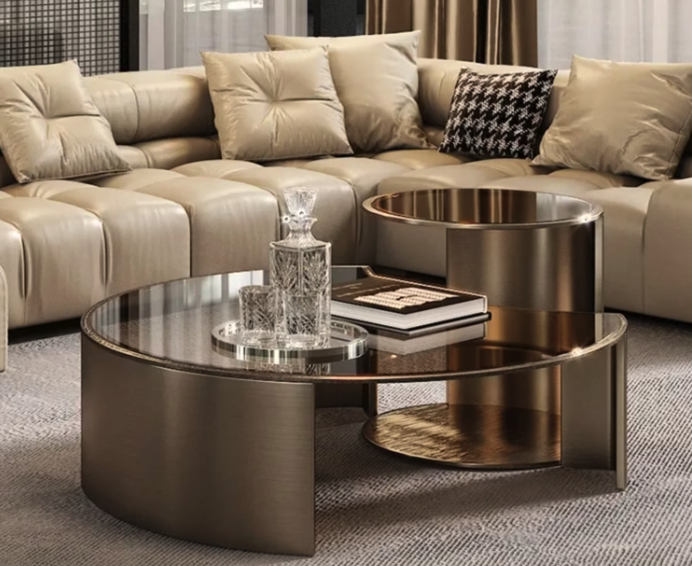 MetroMod Nesting Coffee Table Set